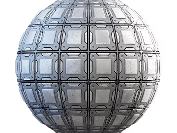 Sci-Fi Exterior Wall PBR texture (ID:ffach203794)