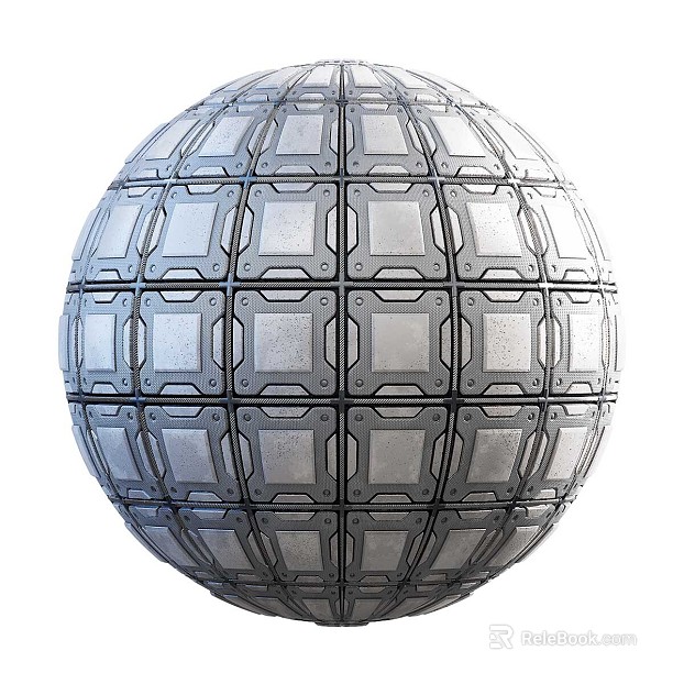 Sci-Fi Exterior Wall PBR texture