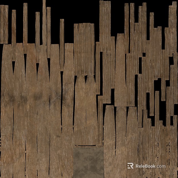 Retro dark brown dilapidated wood background wall surface texture