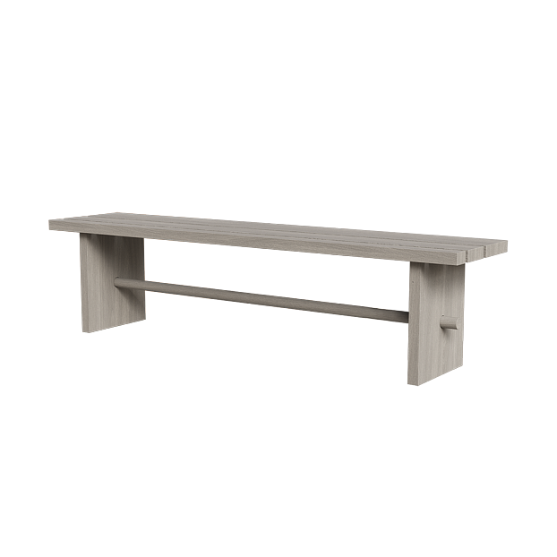 Light gray wooden bench home seat texture