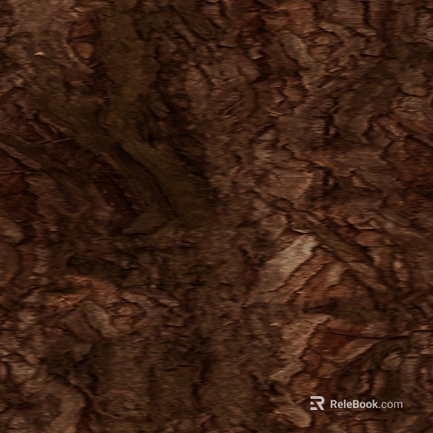 Dark brown tree bark decorative background texture