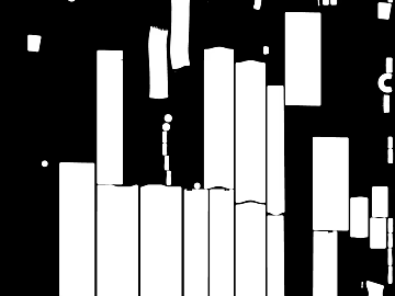 Black and White Bump City Silhouette Map texture (ID:ffaeh544134)