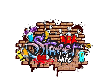 cartoon painting texture (ID:ffaeg95116)
