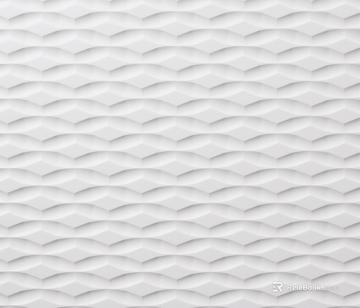 Art Brick White Wave Board texture