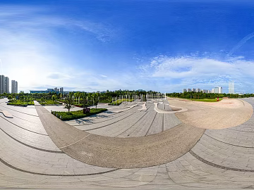HDR Daytime Park Panorama texture (ID:ffach181303)