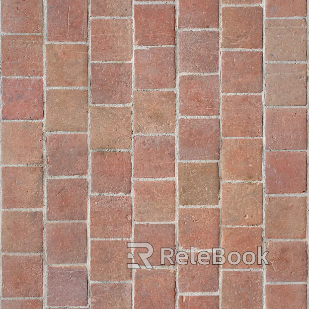 Brick pavement texture