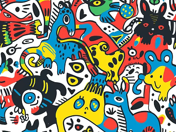 Patterned wall fabric, patterned wallpaper, cartoon wallpaper, cartoon wall fabric, wall fabric, wallpaper, wallcovering texture (ID:ffaeh932426)