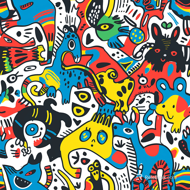 Patterned wall fabric, patterned wallpaper, cartoon wallpaper, cartoon wall fabric, wall fabric, wallpaper, wallcovering texture