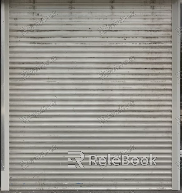 Rolling shutter door texture