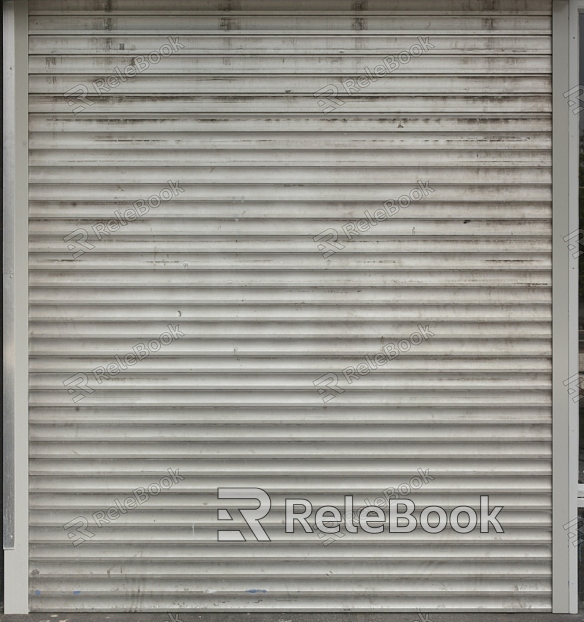 Rolling shutter door texture