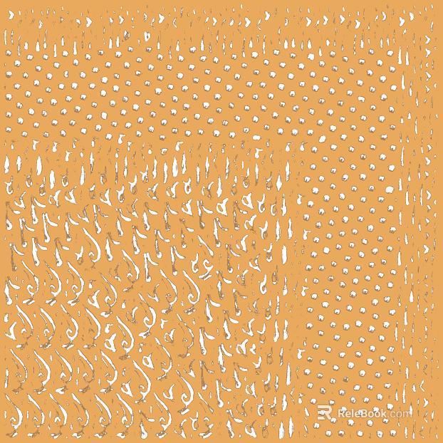 Warm Orange Pattern Art Paint texture
