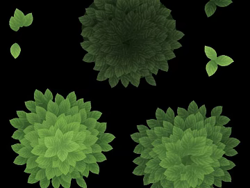 Green plant cluster landscape decoration texture (ID:ffaeh490164)