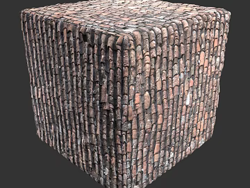 Red Tile PBR texture (ID:ffach660351)