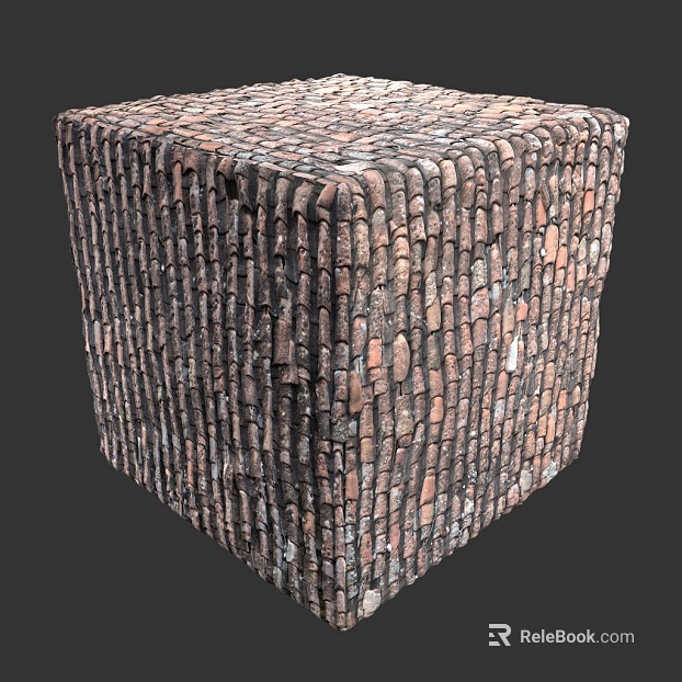 Red Tile PBR texture