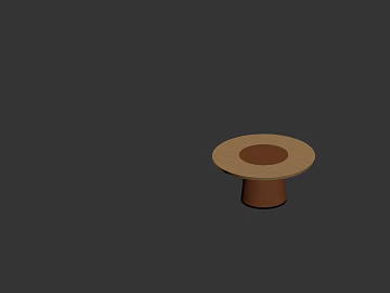 Light Brown Round Wooden Coffee Table Living Room Furniture texture (ID:ffaeh584824)