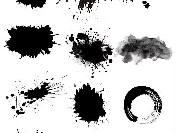 Ink and wash texture (ID:ffach982543)