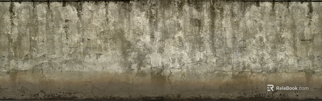 Cement worn lime wall texture