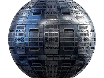 Space capsule PBR texture (ID:ffach023794)