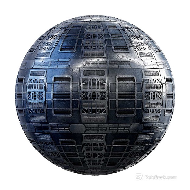 Space capsule PBR texture