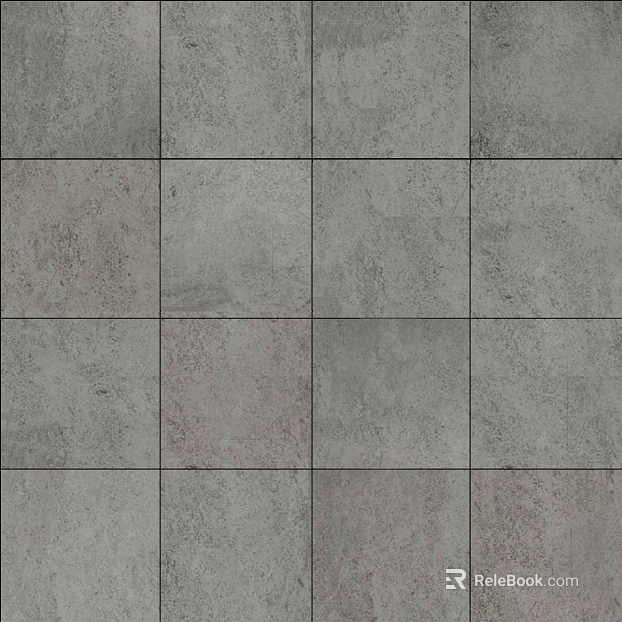 Antique Tile Restaurant Blue Grey Non-slip Floor Tile texture