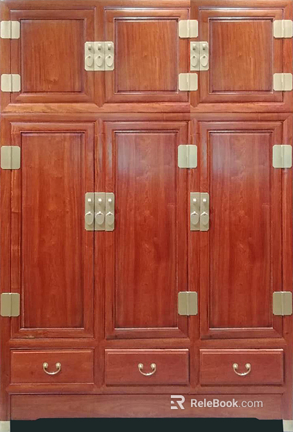 Wood cabinet solid color cabinet door panel texture