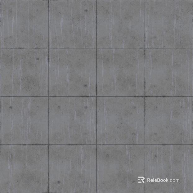 Decorative modeling fair-faced concrete texture