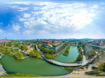 HDR City Eco Park Panorama texture (ID:ffach233803)