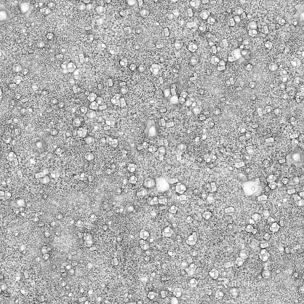 Black and white concave-convex ground cement terrazzo sand texture