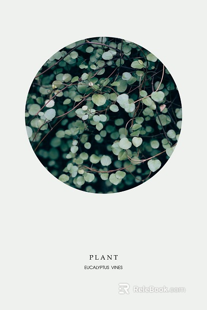 Plant painting texture