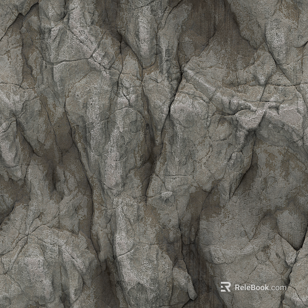 Gray-brown rock outdoor wall stone texture