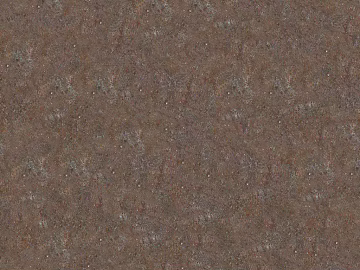 Dark brown distressed metal plate wall decoration 3d model