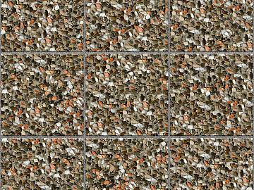 Goose soft stone gravel gravel floor tile sidewalk road ground square paving 3d model