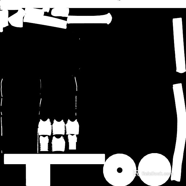 Black and white embossed industrial machinery texture texture