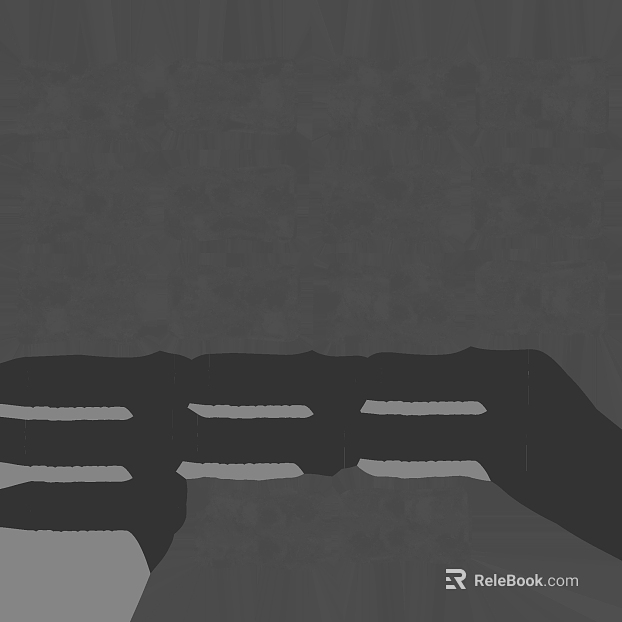 Black and White Bump Wall Decoration Map texture