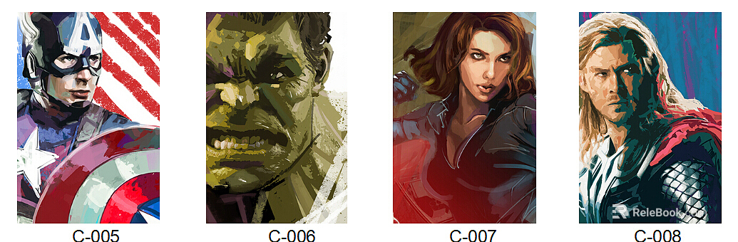 cartoon painting texture