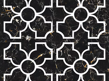 marble mosaic black and white mosaic marble seamless texture (ID:ffaeg32240)