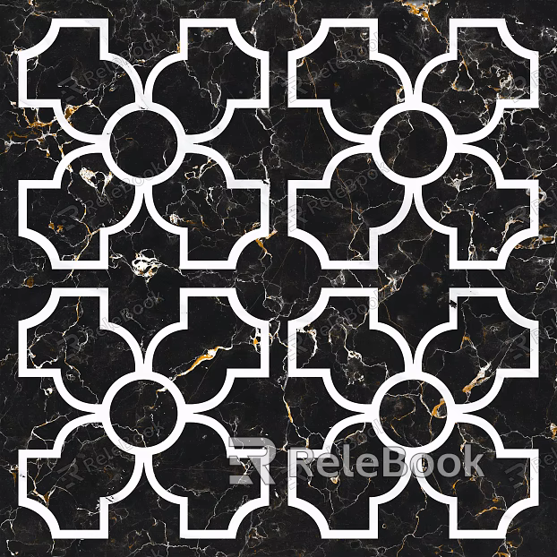 marble mosaic black and white mosaic marble seamless texture