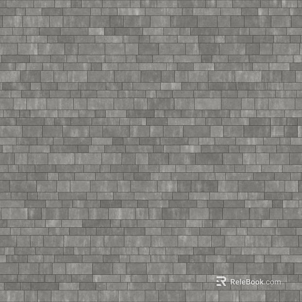 Brick wall dark gray facing brick seamless texture