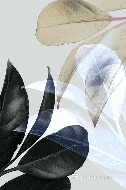 Plant painting texture