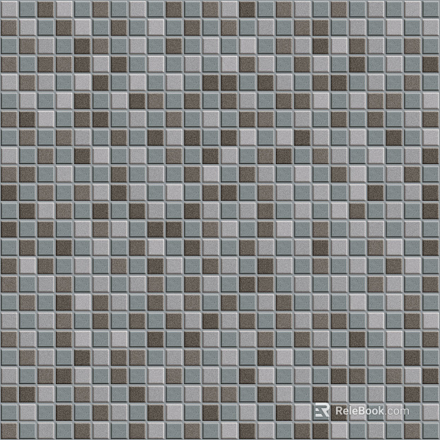 Mosaic Ceramic Map texture
