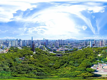 HDR urban ecological greening panorama texture (ID:ffach739603)