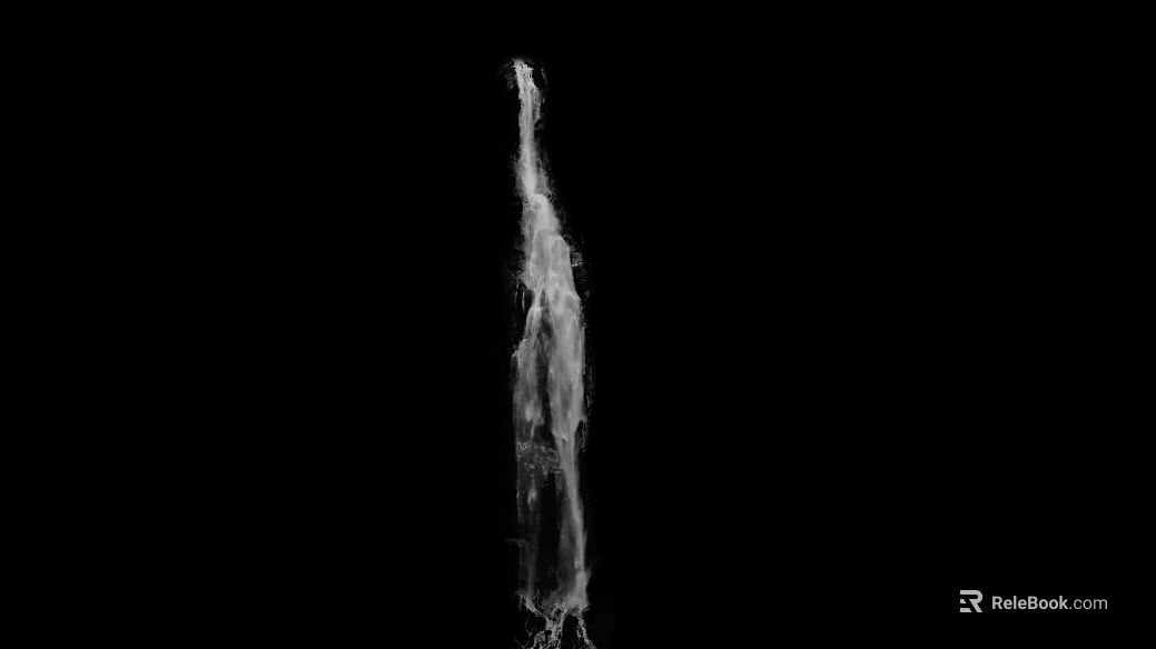 Black and white running water dynamic water mark decoration texture
