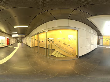 Indoor subway exit walkway daytime HDR texture (ID:ffabg48941)