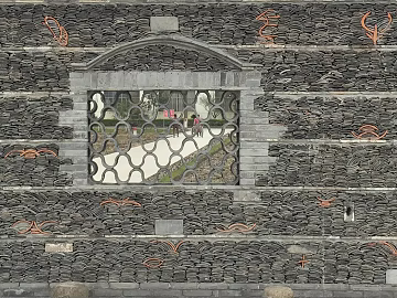 Culture lime tile modeling wall texture (ID:ffabg15388)