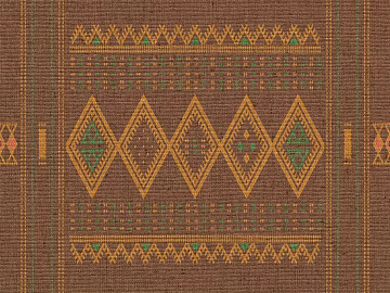 Brown bottom ethnic style pattern fabric soft fabric texture (ID:ffaeh414389)