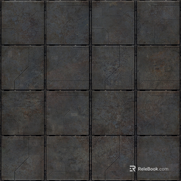 Metal plate texture