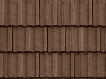 Chinese building roof red clay asphalt tiles texture (ID:ffach324446)