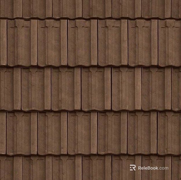 Chinese building roof red clay asphalt tiles texture
