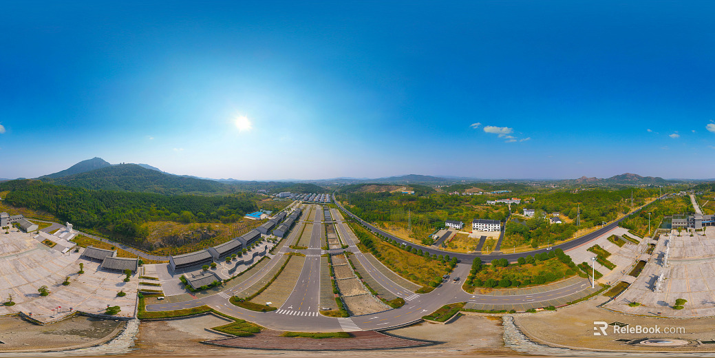 HDR mountain field landscape panorama texture