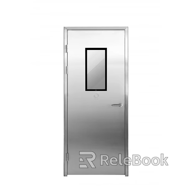 Metal door texture